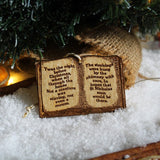 🔥Hot Christmas Sale🔥 Wooden Christmas Decorations Classical Poetry Decoration