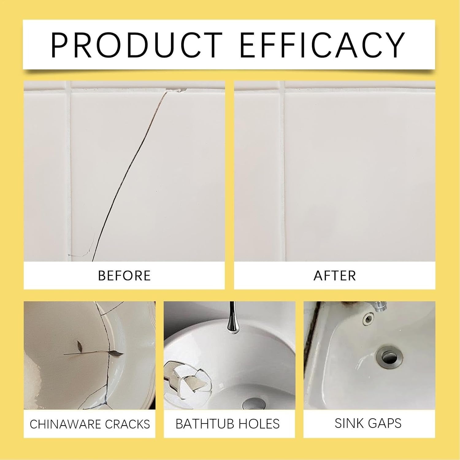 🧱 BUY 1 GET 1 FREE! ✨Tile & Stone Crack Repair Kit