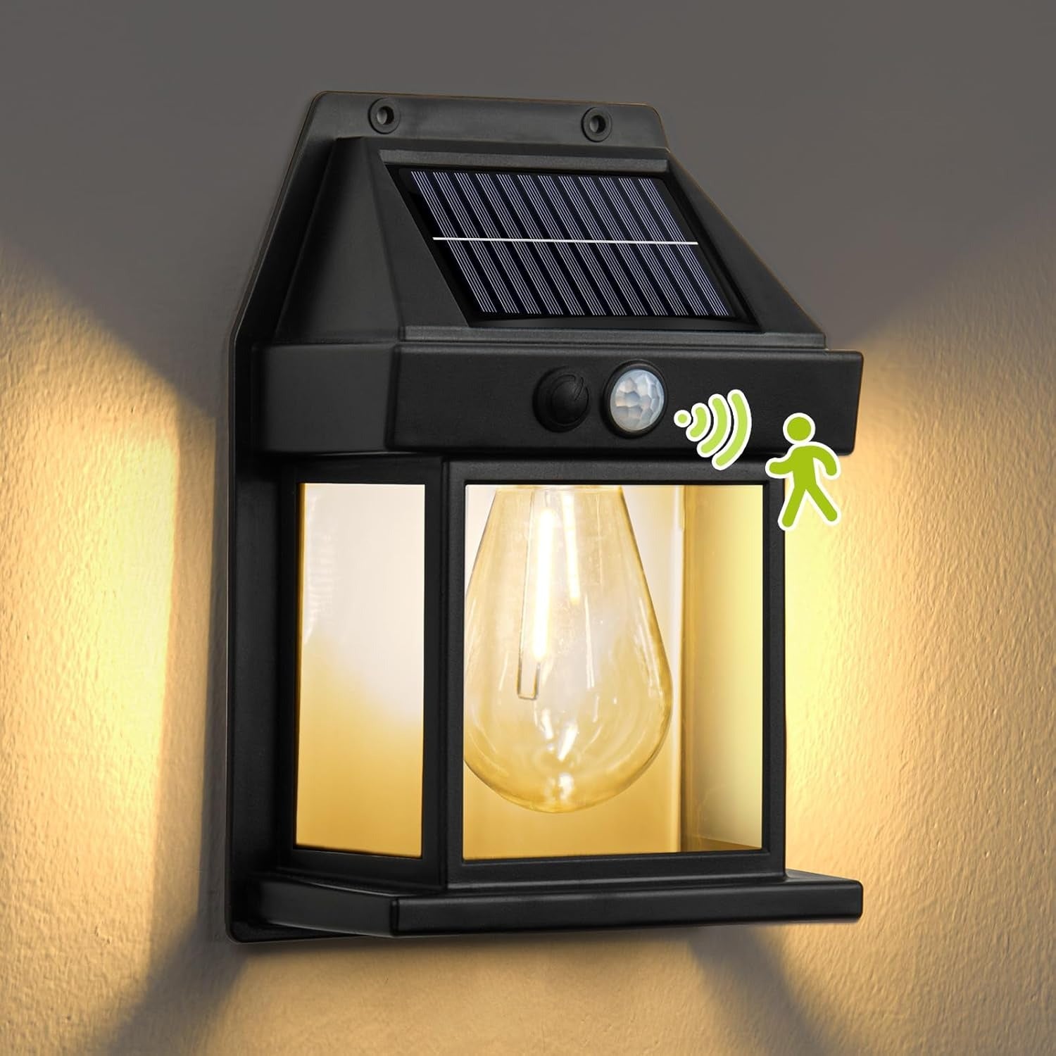 Solar Powered Outdoor Wall Light