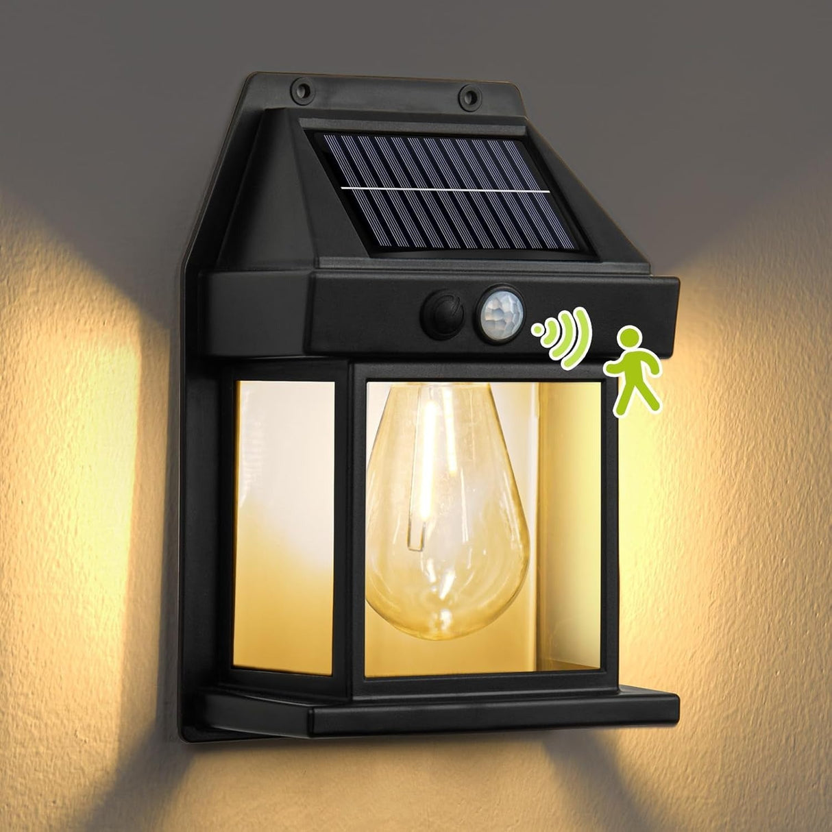 Solar Powered Outdoor Wall Light