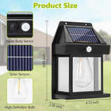 Solar Powered Outdoor Wall Light