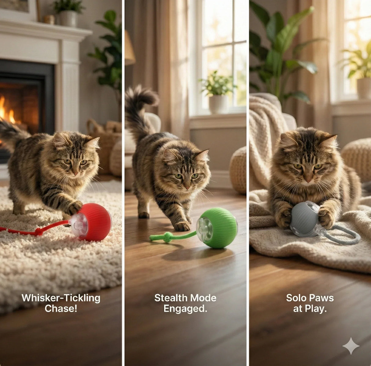 The Ultimate Auto-Moving Chase Ball for Cats & Dogs 2 Pack