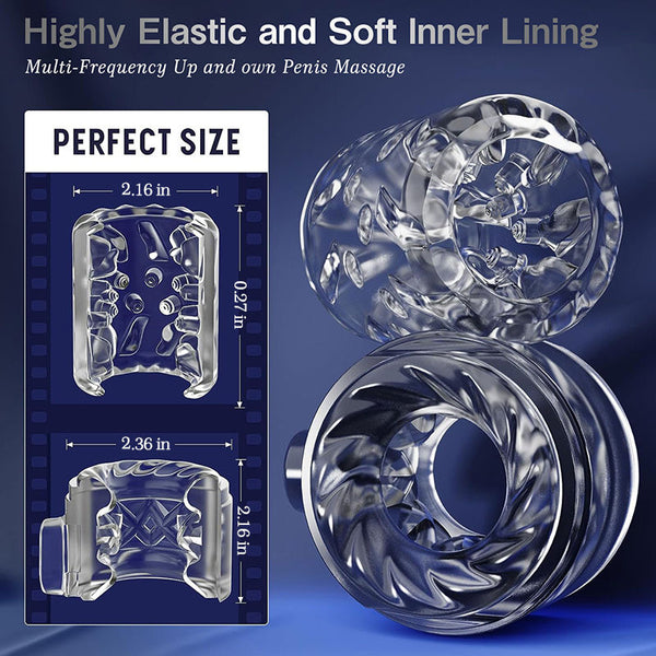 Pleasureflex Camera 7 Thrusting Rotating Electric Male Masturbator with Waterproof Function