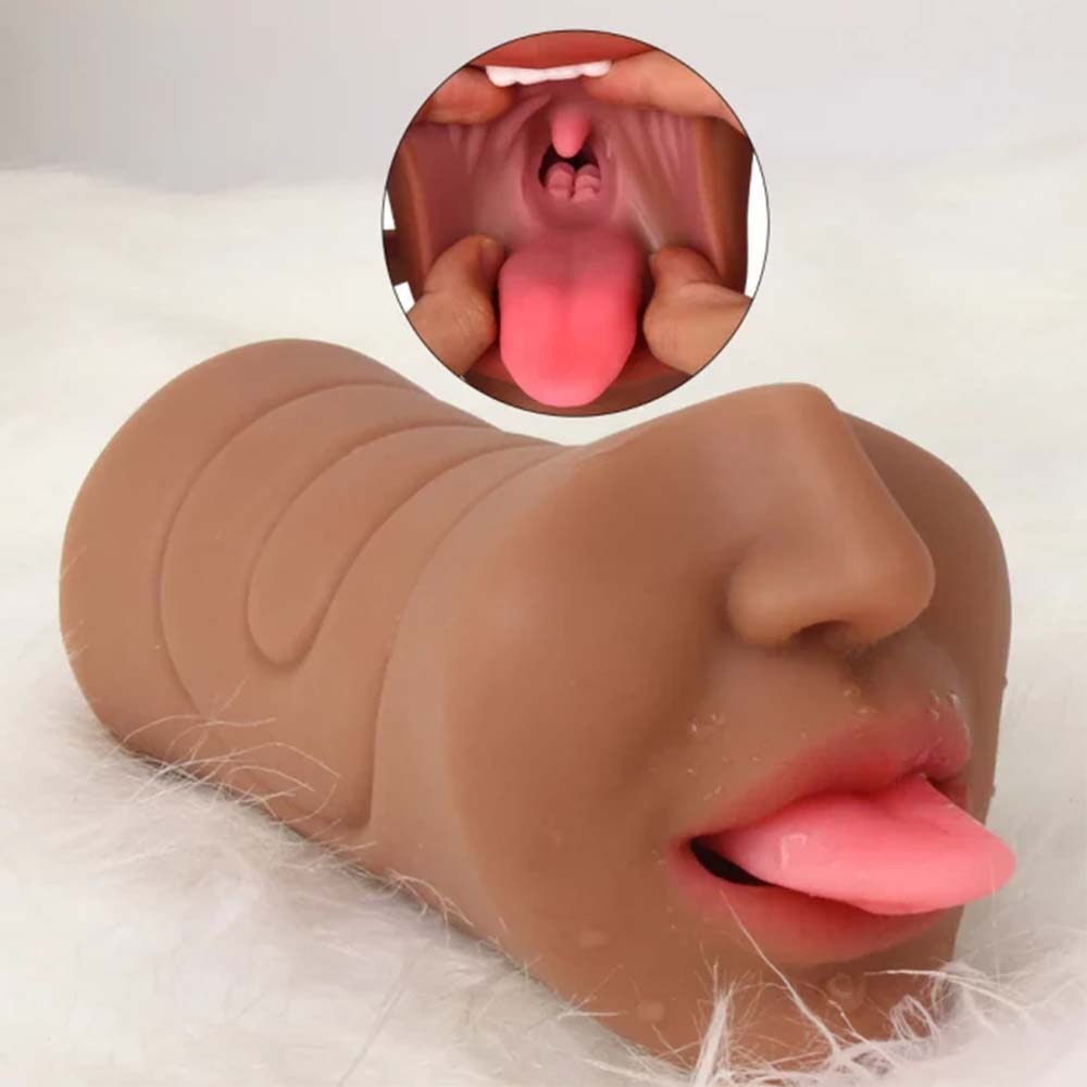 Simulated Silicone Blowjob Pocket Pussy