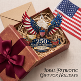 1776–2026 Freedom Eagle Christmas Ornament