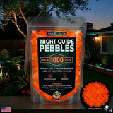 🌈 Colorful Glow in the Dark Garden Stones