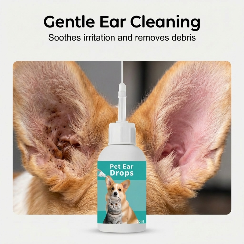 Gentle Pet Ear Cleaner Drops 2 Pack