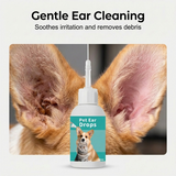 Gentle Pet Ear Cleaner Drops 2 Pack