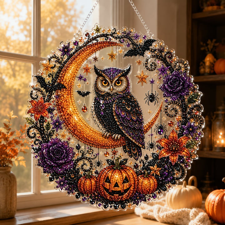 DIY Diamond Art Suncatcher Ornament Kit