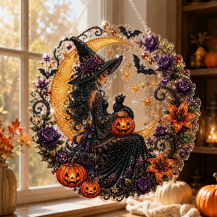DIY Diamond Art Suncatcher Ornament Kit