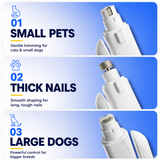 2-in-1 Smart Pet Nail Clipper & Grinder