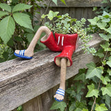 Dangling-Legs Character Planter Pot