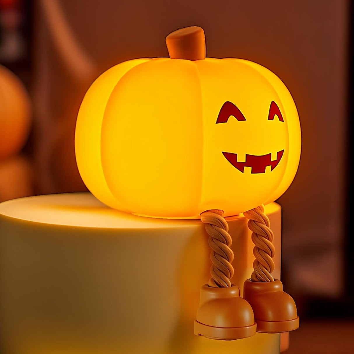 Rechargeable Silicone Pumpkin Night Light