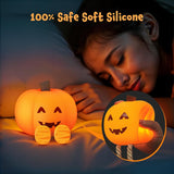 Rechargeable Silicone Pumpkin Night Light