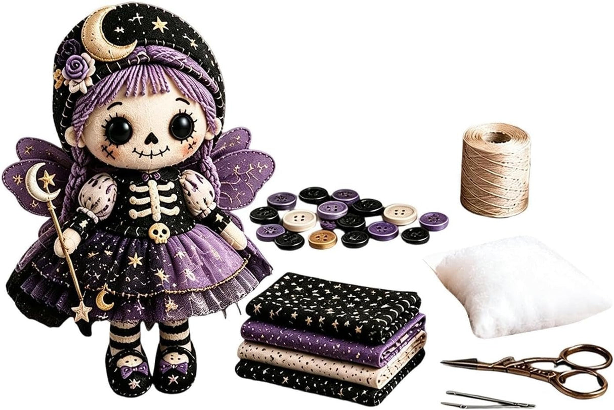 DIY Halloween Skeleton Doll Kit