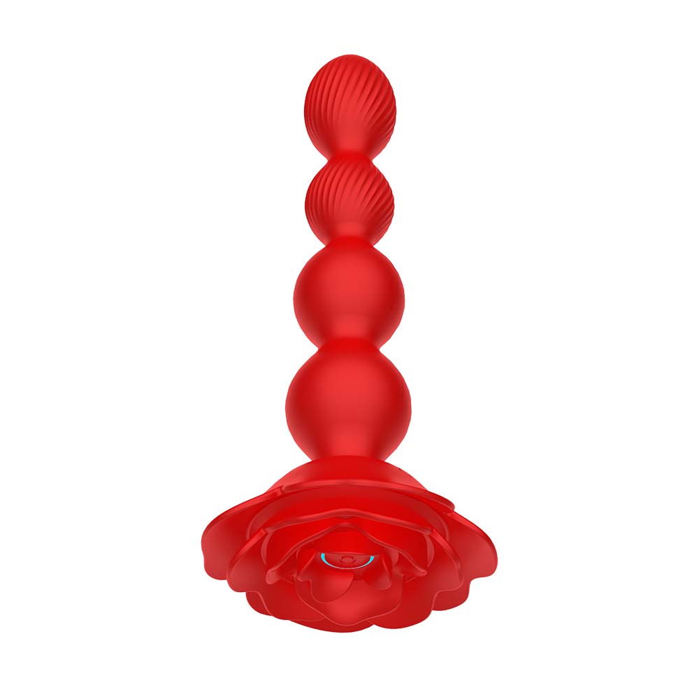 Rose Gyrating Anal Beads