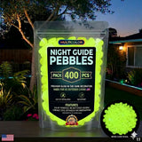 🌈 Colorful Glow in the Dark Garden Stones