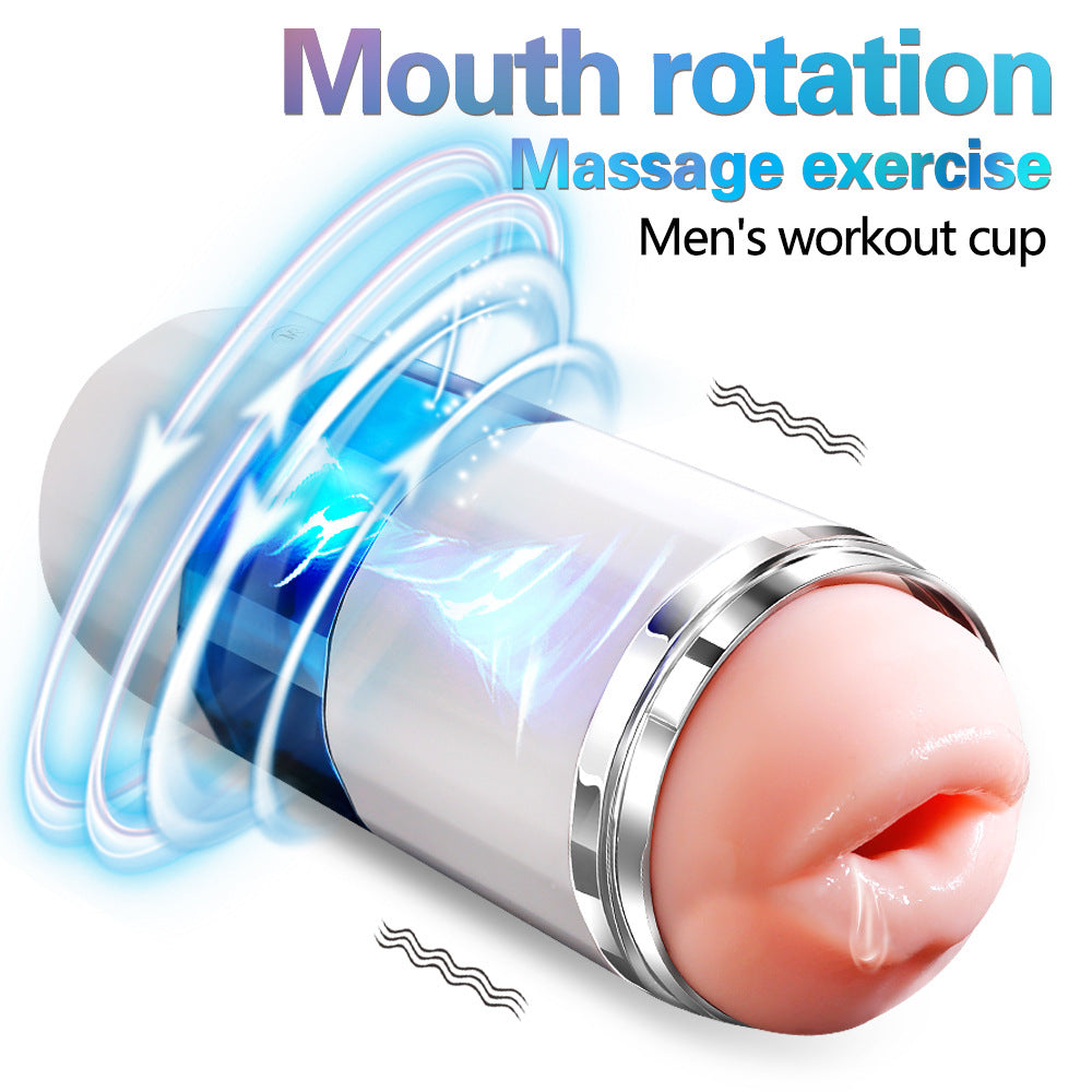 Fully automatic rotary vibration suction masturbator
