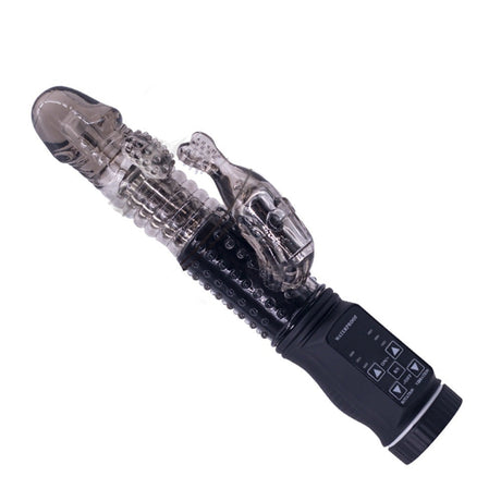 Telescoping Dildo - Allovers Dildo Rotatable Thrusting Vibrator