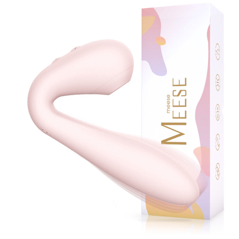 Flexible Pink Vibrating Dildos with Vibrating Suction