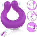 Anillo de silicona vibratorio de masaje para pene