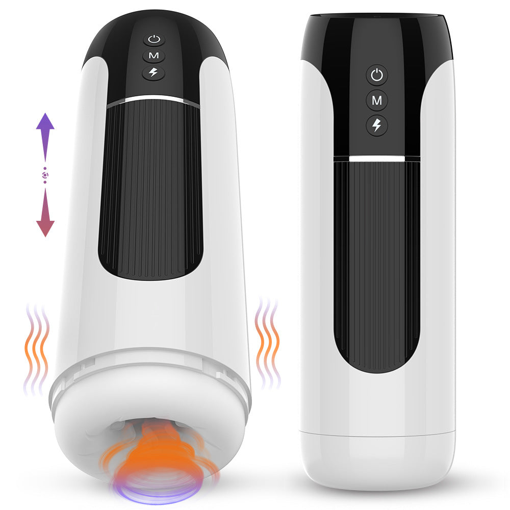 Fully Automatic Male Telescopic Vibrating Vocal Masturbator