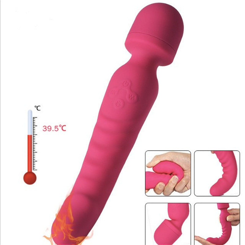 Double head vibrator double penetration vibrator