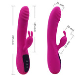 16-Mode Rabbit Vibrator| Waterproof Silicone Vibrating Dildos