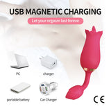 Rose Tongue Vibrator - 9 Vibration Modes for Women with Vibrating Egg