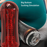 SEDUCEI Masturbation Cup Vibrating Suction Transparent Blowjob Toy-11