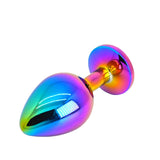 Jewel Butt Plug | Colorful Metal Butt Plug Portable Gem Butt Plug Set-4