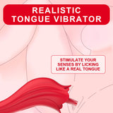 Rose Shaped Vibrating Tongue 5 Frequency Massage Rose Vibrator