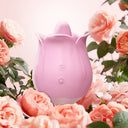 Vibrador de clítoris y pezones tipo ventosa de segunda generación Rose Flower
