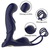 Prostate Massager Remote Control Male Anal Plug Trainer