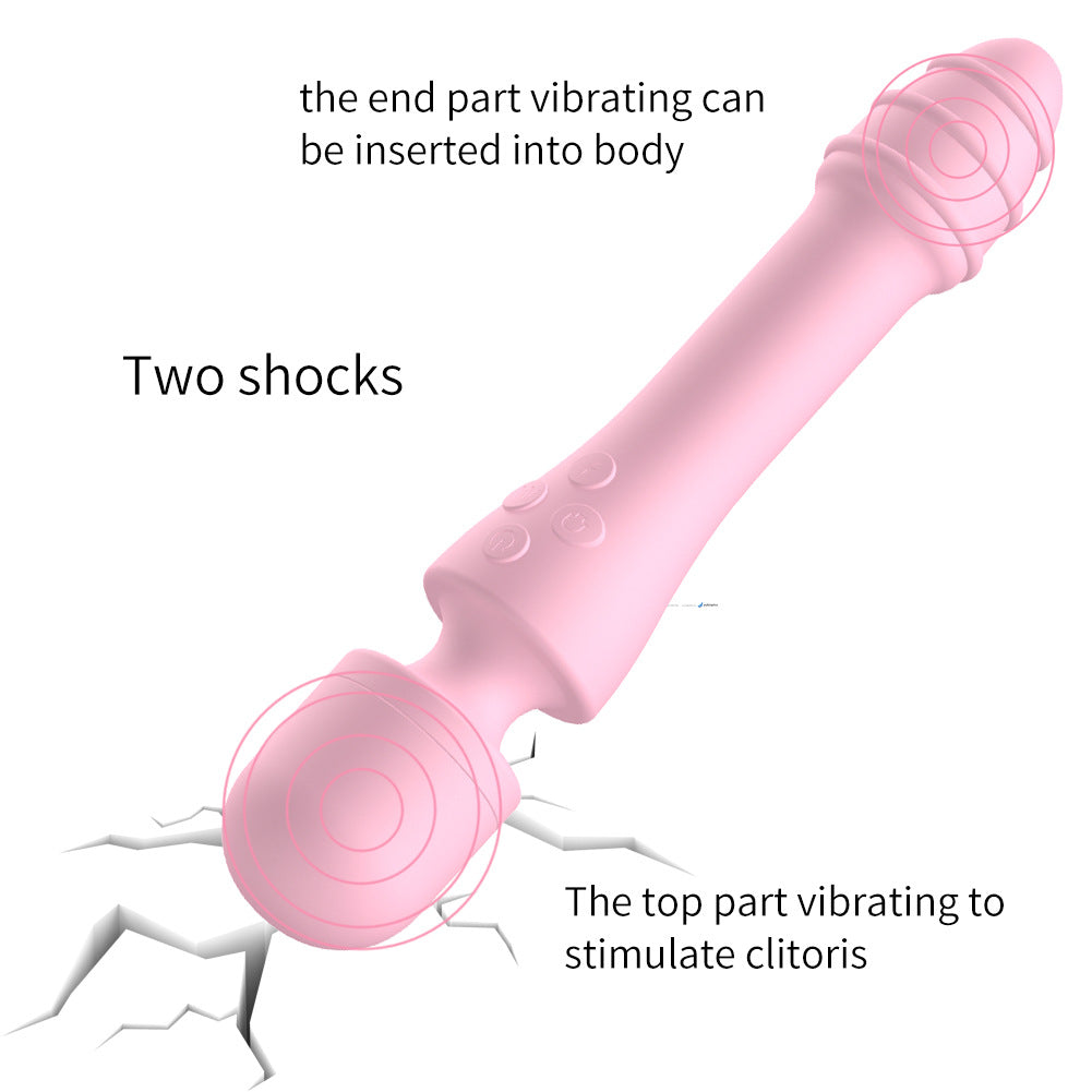 7 Frequency Thread New Magic Wand Silicone G-spot Vibrator