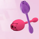 10 Frequency Rose Vibrator With Egg Vibrator Rose Sex Toy