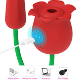 Rose Vibrator Stamen Vibrating Suction Clitoral Massage Vibrating Egg