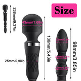 10 Frequency Double Vibrating Masturbation Butt Plug