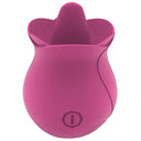 Juguete de rosa para lamer la lengua, rosa de masaje para chupar el clítoris para mujeres