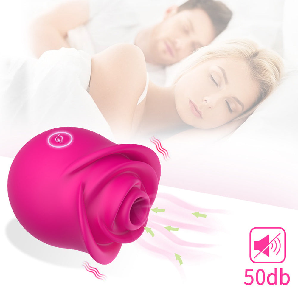 Sucking Rose Vibrator Female Massage Rose Petal Masturbator