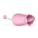 Vibrador de 10 Frecuencias Rosa con Lengua y Huevo Vibrador
