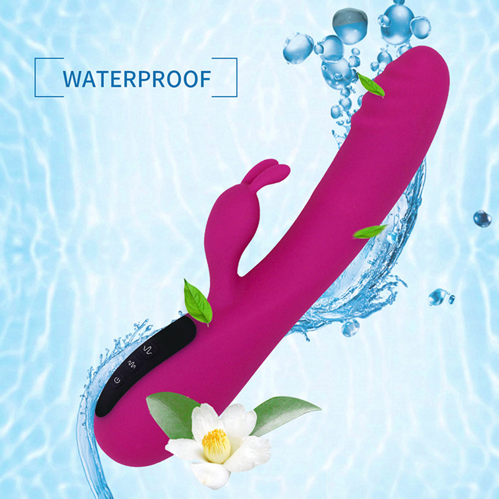 16-Mode Rabbit Vibrator| Waterproof Silicone Vibrating Dildos