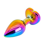 Metal Butt Plug - Anal Toying Colored Stainless Steel Metal Butt Plug