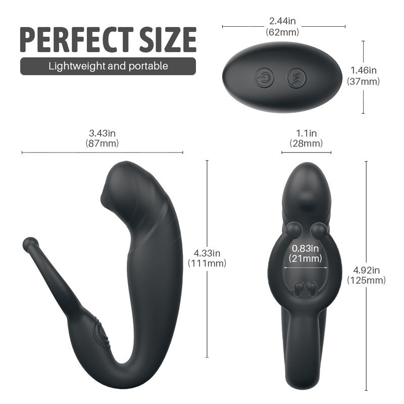 9 Frequency Remote Control Massage Anal Plug