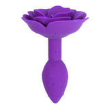 Rose Purple Butt Plug Training Anal Plug Backyard Sex Toys-4