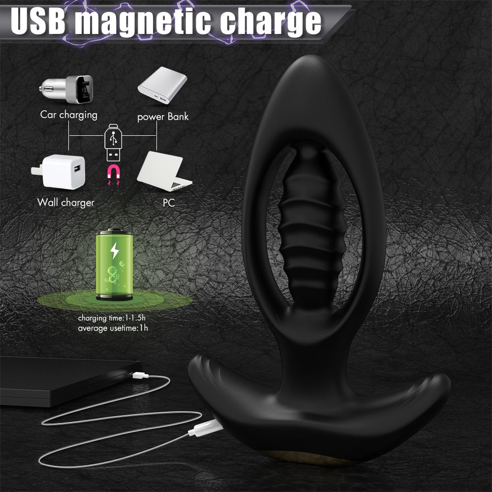 Electric Thrusting Butt Plug Remote Control Silicone Prostate Dildo