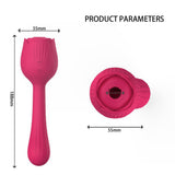 Rose Vibrator Female Masturbator Sucking Nipple Vibrator