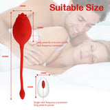 Rose Vibrator Women Masturbation Belt Vibrating Egg