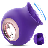 9 Vibrating & Sucking Tongue Vibrator Waterproof Rose Toy for Women
