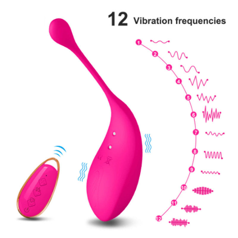 12 Frequency Vibration Wireless Remote Control Jumping Egg